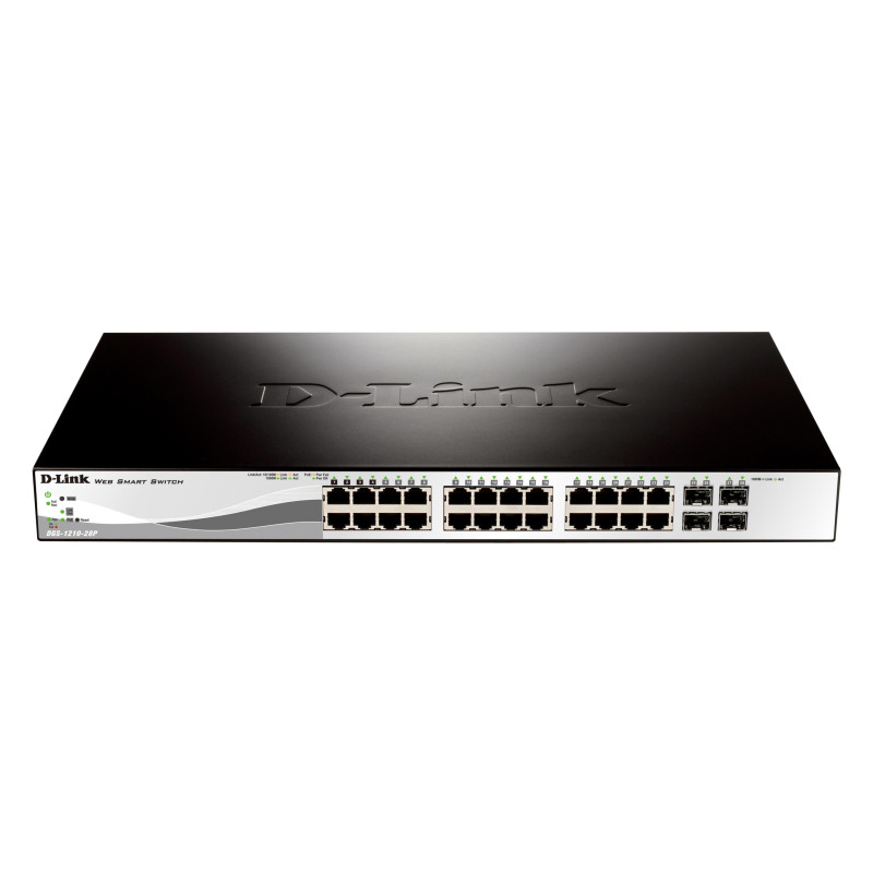 24-Port 10/100/1000Mbps + 4-Port SFP PoE