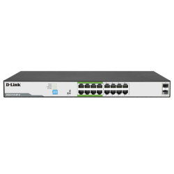 D-Link 250M 16 1000Mbps PoE Switch with
