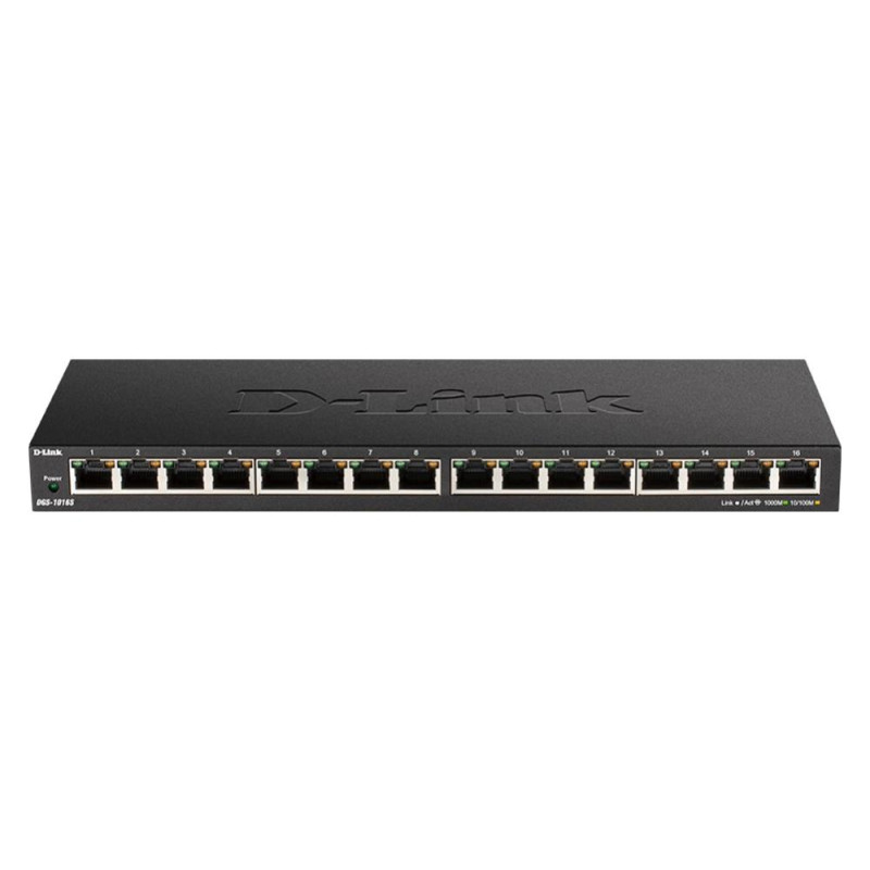 16-PORT LOW PROFILE 1G UNMANAGED SWITCH