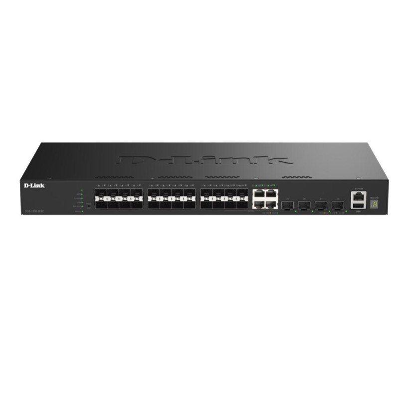 28-PORT SWITCH 24 SFP + 4 SFP+