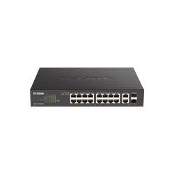 18-PORT 16 POE+ 2 COMBO RJ45/SFP 130W
