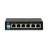 250M 6-Port Unmanaged Gigabit Switch wit