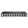 250M 10-Port Unmanaged Gigabit Switch wi