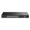 28-PORT POE+ SWITCH 24T+4SFP+ 370W