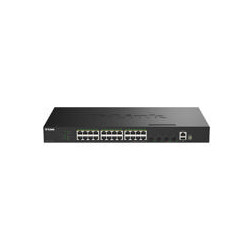 28-PORT POE+ SWITCH 24T+4SFP+ 370W
