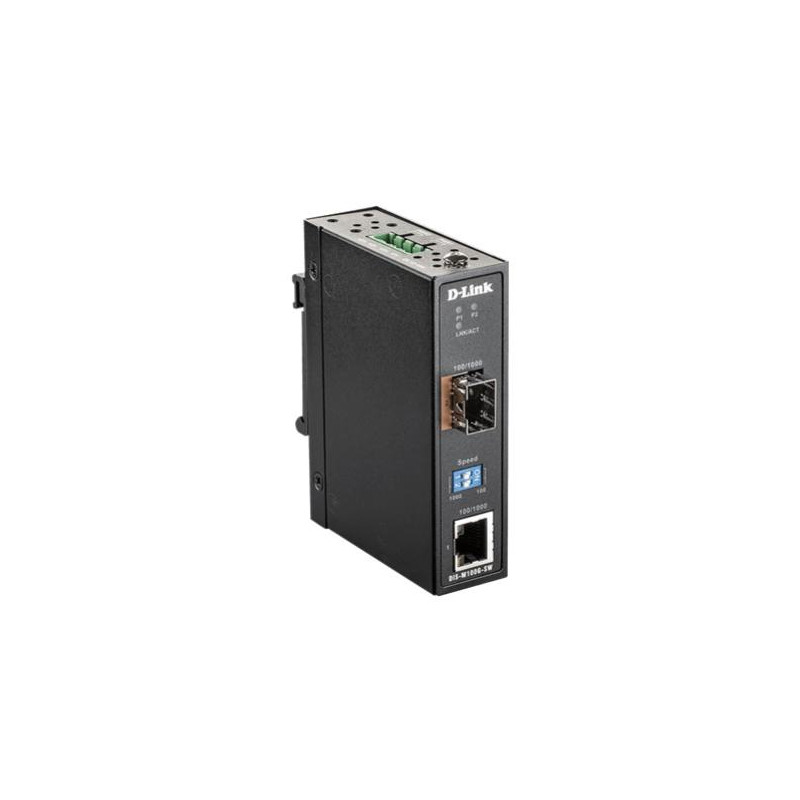 10/100/1000 Mbps to SFP Industrial Media