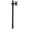 DISPLAY DONUT POLE 750MM/DESK/BLACK