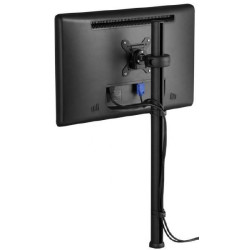 DISPLAY DONUT POLE 750MM/DESK/BLACK