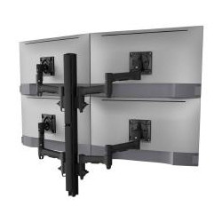 ATDEC QUAD DESK MOUNT SILVER