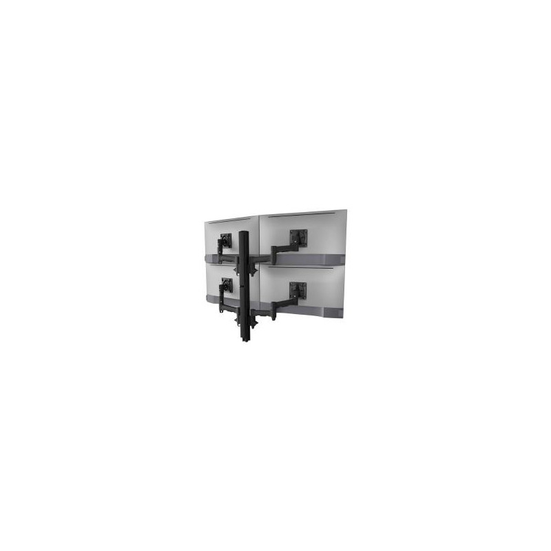 ATDEC QUAD DESK MOUNT SILVER