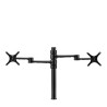 ATDEC DUAL DISPLAY MONITOR ARM SILVER