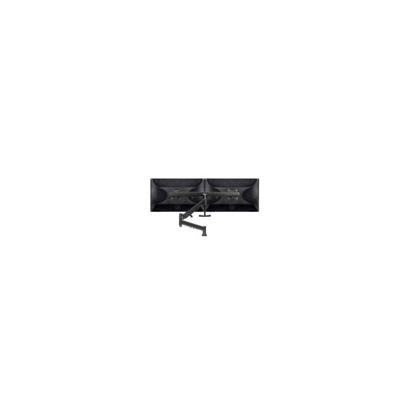 ATDEC DUAL RAIL DESK MOUNT SILVER