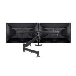 ATDEC DUAL RAIL DESK MOUNT SILVER