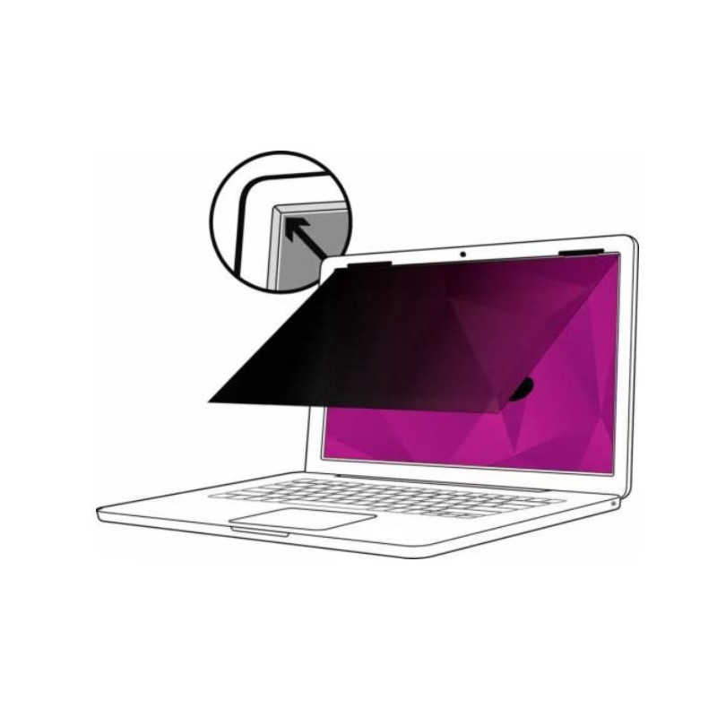 3M HC156W9B High Clarity Privacy Filter