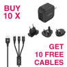 Unitek Travel Tri GaN 3 Port 66W Charger