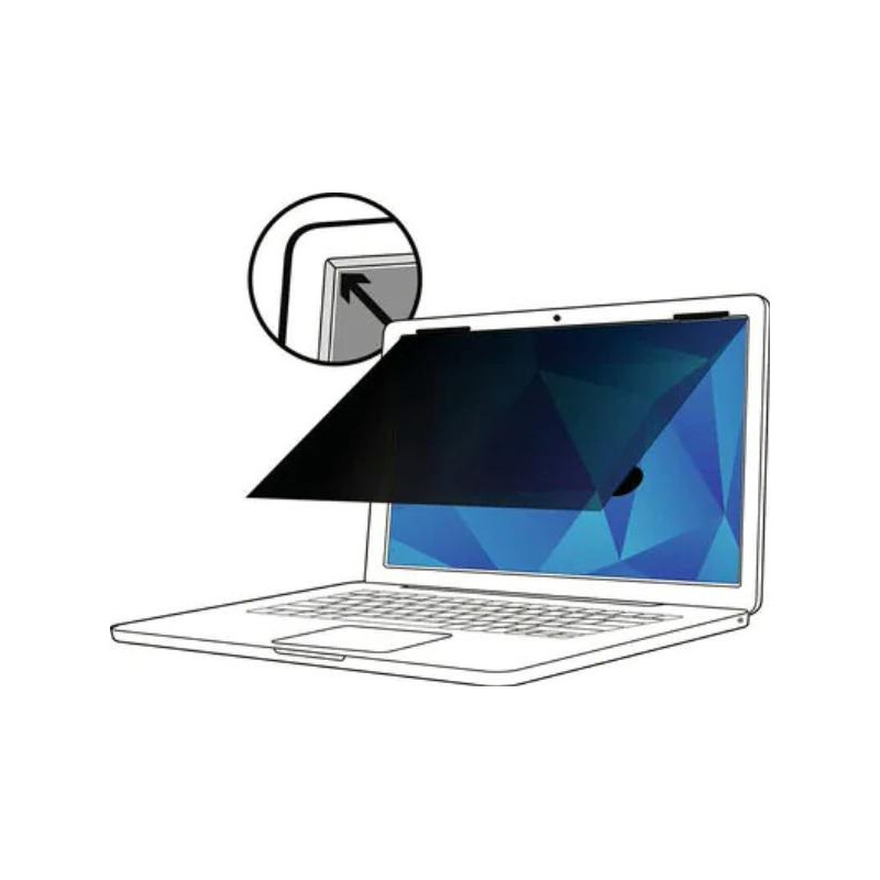 3M TF156W9B Touch Privacy Filter